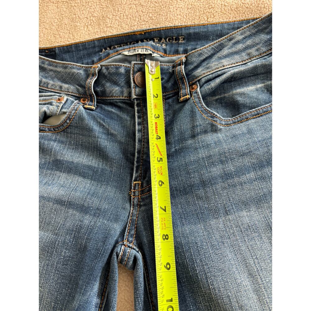 American Eagle Jeans 6 Long Favorite Boyfriend Bootcut Medium Wash - Picture 10 of 10